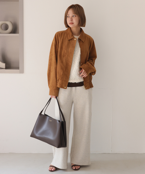 TEAK(ティーク)の「TEAK/ティーク SLOBE別注 シャギーTOPS(その他トップス・レディース・アイボリー/ブラック・FREE)」の8枚目の写真