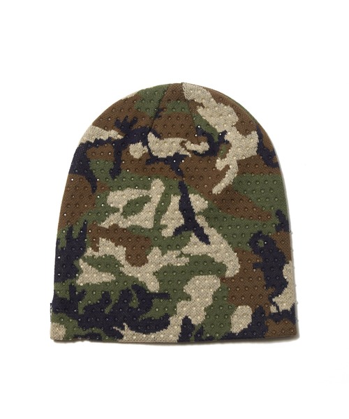 RHINESTONE SINGLE BEANIE（ニットキャップ/ビーニー）｜AFB