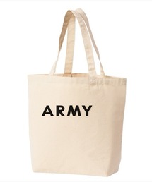 Ol' Basics（オール・ベーシックス） トートバッグ キャンバス ARMY ロゴ プリント 鞄 BAG アメカジ ミリタリー メンズ レディース ユニセックス SMサイズ