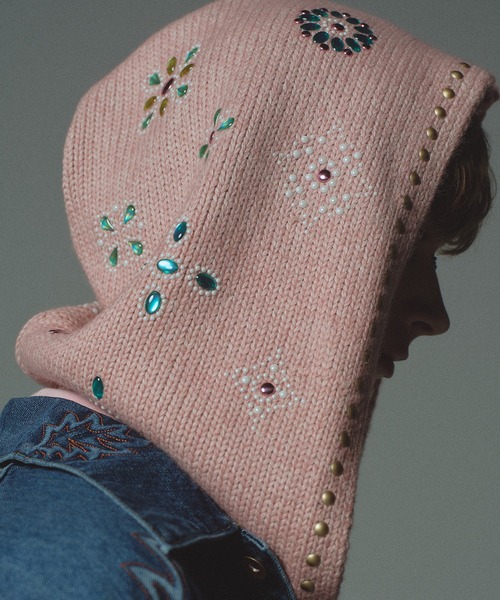 amok(アモク)の「FADE STUDS HOODY(パーカー・メンズ・ピンク/ブルー・S/M/L)」の13枚目の写真