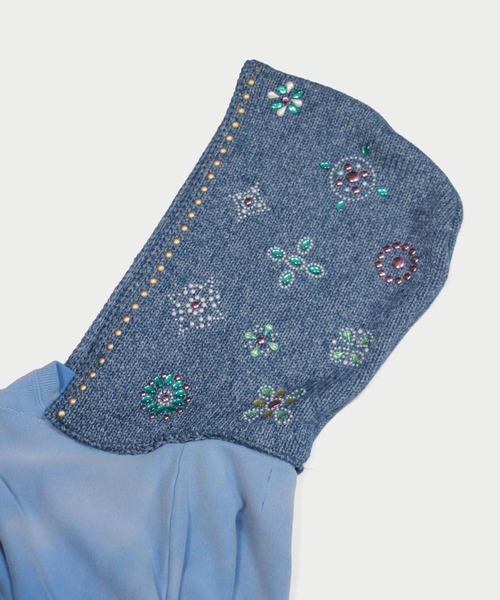 amok(アモク)の「FADE STUDS HOODY(パーカー・メンズ・ピンク/ブルー・S/M/L)」の8枚目の写真