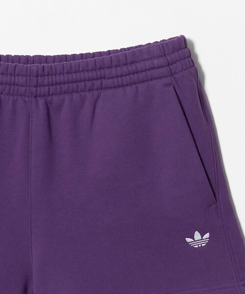 adidas Originals(アディダスオリジナルス)の「<adidas Originals>フリース ショーツ(その他パンツ・レディース・ブラック/パープル・L)」の10枚目の写真
