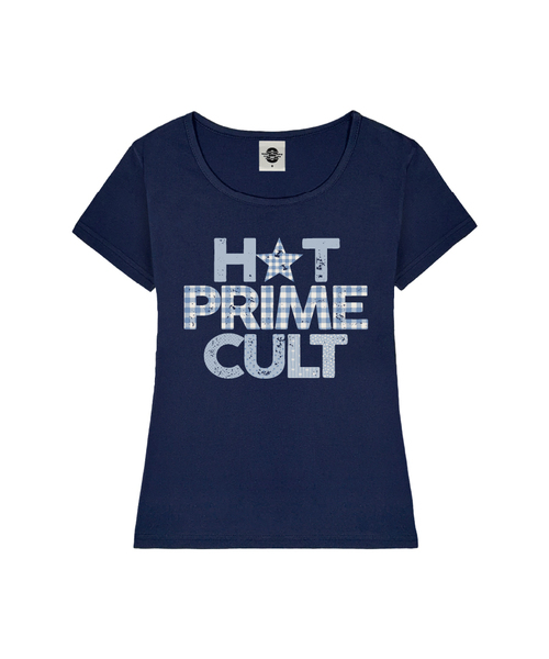 PRIMATE(プライメイト)の「CHECK RUSTEE レディース Uネックスリムフィット半袖Tシャツ 5 COLORS(Tシャツ/カットソー・レディース・ピンク/ブラック/ネイビー/ホワイト/ミックスグレー・MEDIUM/SMALL)」の4枚目の写真