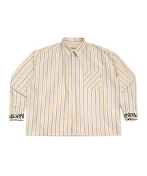 NIGHTWORKDEPT（ナイトワークデプト）の「Oversized Archive Stripe Shirt_Yellow（シャツ/ブラウス）」