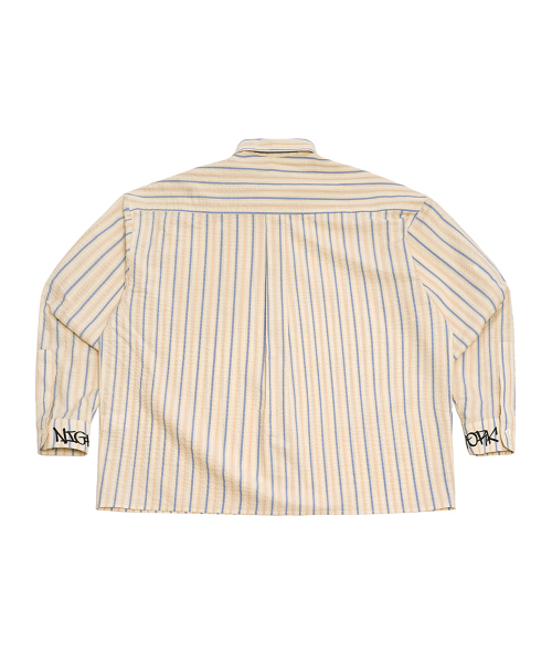 NIGHTWORKDEPT(ナイトワークデプト)の「Oversized Archive Stripe Shirt_Yellow(シャツ/ブラウス・レディース・その他・SMALL)」の2枚目の写真