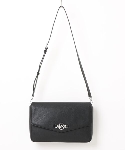MICHAEL KORS(マイケルコース)の「KACEY LG FLAP SHLDR(ショルダーバッグ・レディース・ブラック・FREE)」の1枚目の写真