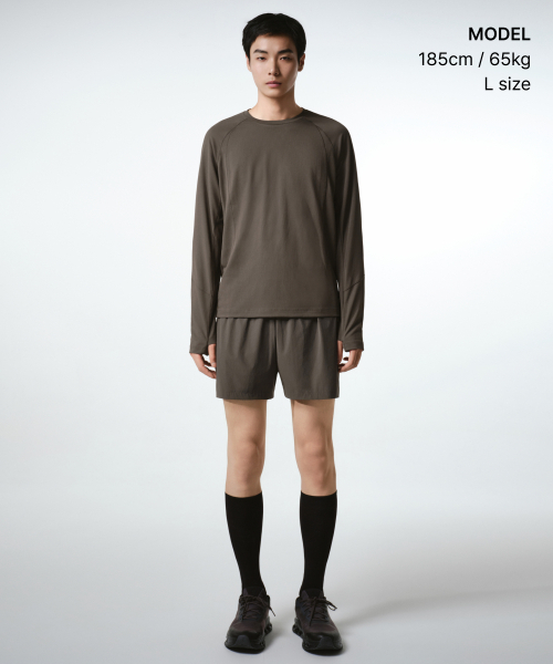 MUSINSA STANDARD（ムシンサスタンダード）の「[シティレジャー] トレイル長袖Tシャツ [ブラウン]（Tシャツ/カットソー・メンズ・その他・2XL/LARGE/MEDIUM/SMALL/X-LARGE）」の4枚目の写真