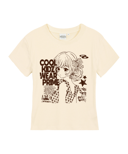 PRIMATE(プライメイト)の「SERA レディース スリムフィット 半袖Tシャツ 5 COLORS(Tシャツ/カットソー・レディース・カーキ/チャコール/ホワイト/ブラック/クリーム・LARGE/MEDIUM/SMALL)」の6枚目の写真
