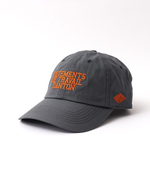 DANTON（ダントン）の「【DANTON/ダントン】＃DT-H0377 DCN 6P LOGO CAP（キャップ・メンズ・グレイッシュベージュ/グレー/ブラウン/ブラック・FREE）」の3枚目の写真