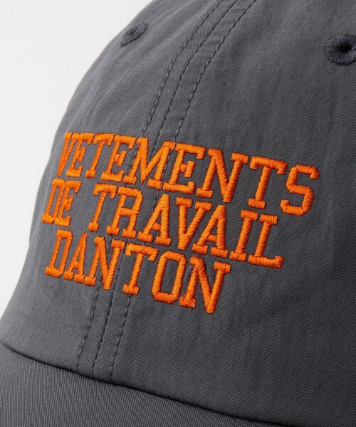 DANTON（ダントン）の「【DANTON/ダントン】＃DT-H0377 DCN 6P LOGO CAP（キャップ・メンズ・グレイッシュベージュ/グレー/ブラウン/ブラック・FREE）」の10枚目の写真