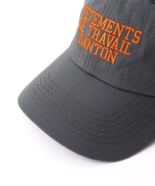 DANTON（ダントン）の「【DANTON/ダントン】＃DT-H0377 DCN 6P LOGO CAP（キャップ・メンズ・グレイッシュベージュ/グレー/ブラウン/ブラック・FREE）」の11枚目の写真