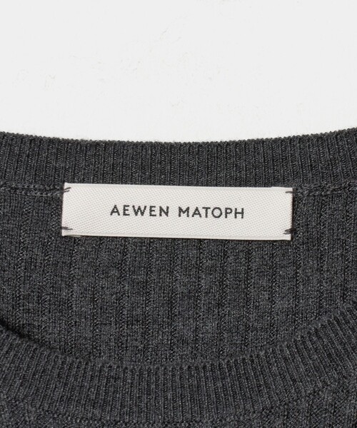 AEWEN MATOPH(イウエン マトフ)の「<AEWEN MATOPH>リブ ハンドステッチ ニット(ニット/セーター・レディース・レッド/ダークグレー・FREE)」の21枚目の写真