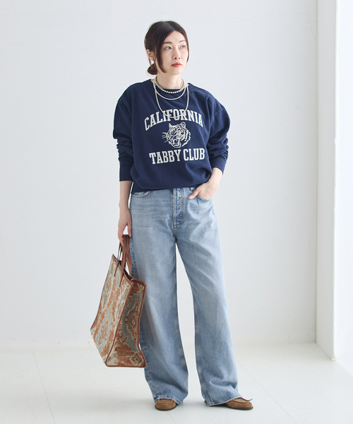 AGOLDE(エーゴールドイー)の「AGOLDE/エーゴールドイー LOW SLUNG BAGGY IN RESET デニムパンツ(デニムパンツ・レディース・ブルー・26/25/24)」の2枚目の写真