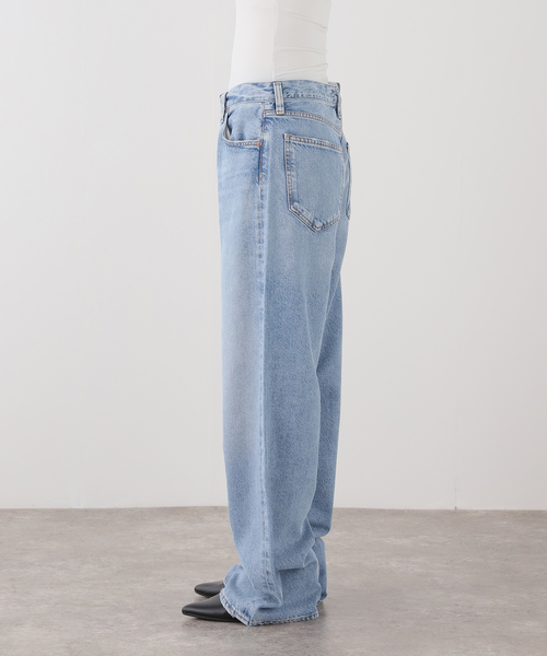 AGOLDE(エーゴールドイー)の「AGOLDE/エーゴールドイー LOW SLUNG BAGGY IN RESET デニムパンツ(デニムパンツ・レディース・ブルー・26/25/24)」の8枚目の写真