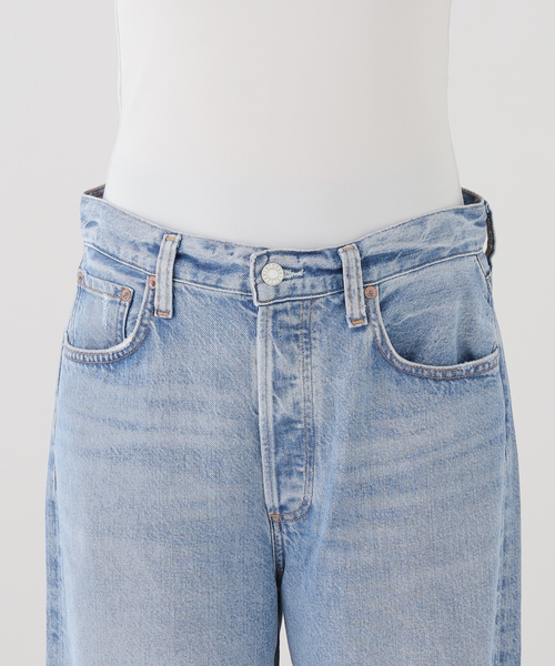 AGOLDE(エーゴールドイー)の「AGOLDE/エーゴールドイー LOW SLUNG BAGGY IN RESET デニムパンツ(デニムパンツ・レディース・ブルー・26/25/24)」の10枚目の写真