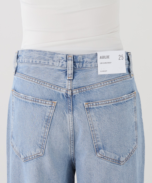 AGOLDE(エーゴールドイー)の「AGOLDE/エーゴールドイー LOW SLUNG BAGGY IN RESET デニムパンツ(デニムパンツ・レディース・ブルー・26/25/24)」の11枚目の写真