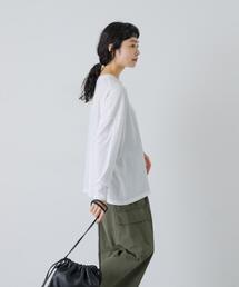 かぐれ | ハイツイストコットン長袖Tシャツ(Tシャツ/カットソー)