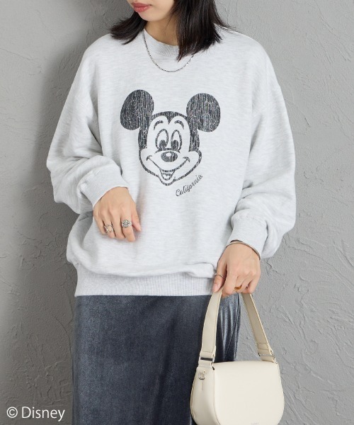 GOOD ROCK SPEED（グッドロックスピード）の「【WEB先行予約】[GOOD ROCK SPEED/グッドロックスピード] 別注 / MICKEY MOUSE / プリントスウェット / ディズニー（スウェット・レディース・E/B/C/A/D/G/F・XL/L/M）」の2枚目の写真