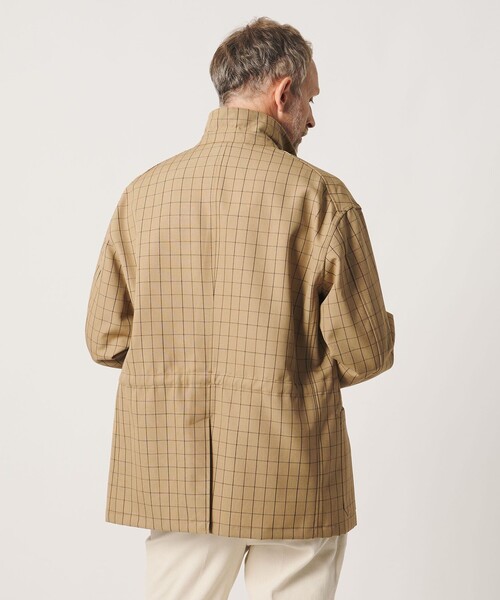 UNITED ARROWS(ユナイテッドアローズ)の「<SOVEREIGN>ウィンドウペン シャツ カバーオール(カバーオール・メンズ・ベージュ・S/M/L)」の2枚目の写真