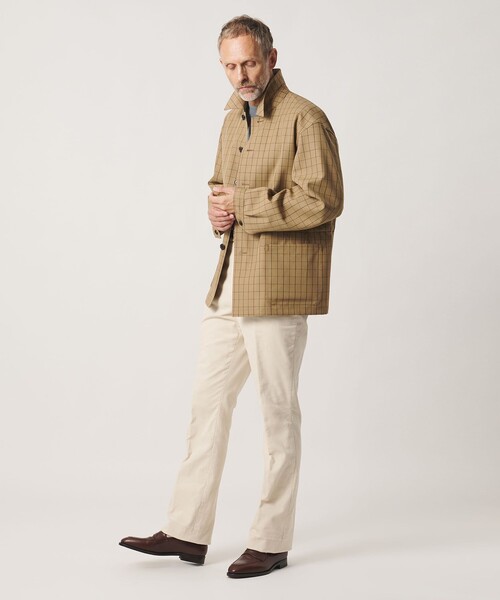 UNITED ARROWS(ユナイテッドアローズ)の「<SOVEREIGN>ウィンドウペン シャツ カバーオール(カバーオール・メンズ・ベージュ・S/M/L)」の4枚目の写真