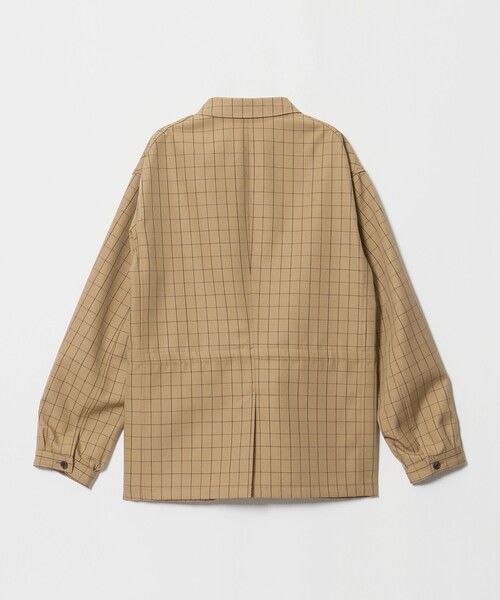 UNITED ARROWS(ユナイテッドアローズ)の「<SOVEREIGN>ウィンドウペン シャツ カバーオール(カバーオール・メンズ・ベージュ・S/M/L)」の9枚目の写真
