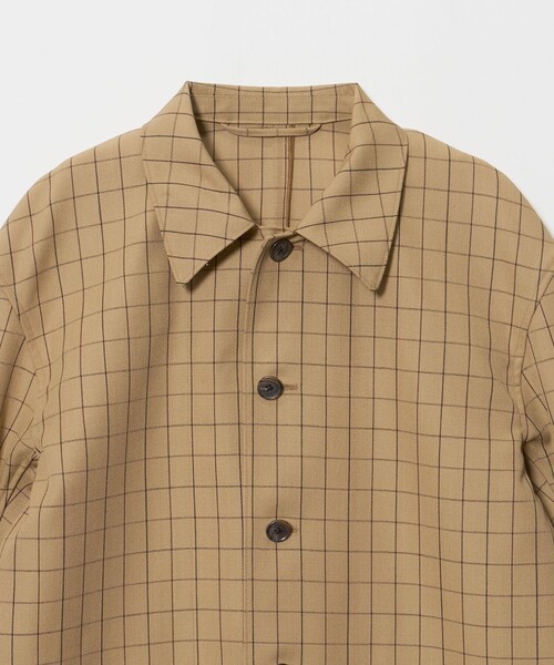 UNITED ARROWS(ユナイテッドアローズ)の「<SOVEREIGN>ウィンドウペン シャツ カバーオール(カバーオール・メンズ・ベージュ・S/M/L)」の10枚目の写真