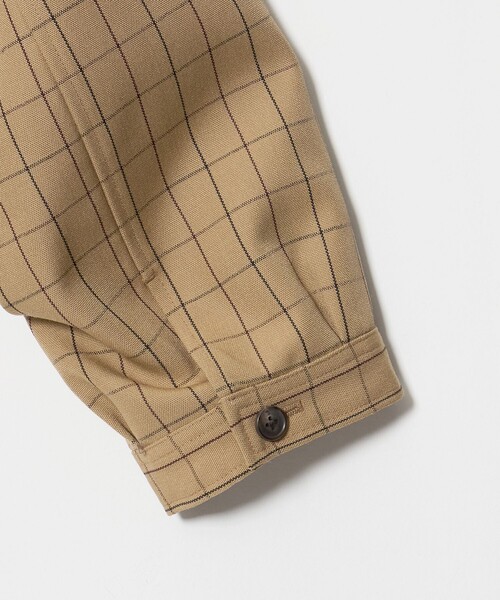 UNITED ARROWS(ユナイテッドアローズ)の「<SOVEREIGN>ウィンドウペン シャツ カバーオール(カバーオール・メンズ・ベージュ・S/M/L)」の11枚目の写真