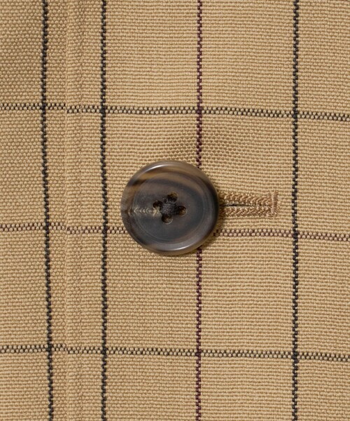 UNITED ARROWS(ユナイテッドアローズ)の「<SOVEREIGN>ウィンドウペン シャツ カバーオール(カバーオール・メンズ・ベージュ・S/M/L)」の13枚目の写真