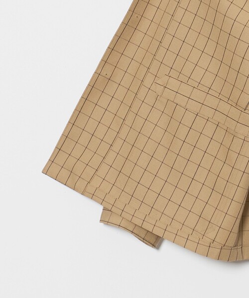 UNITED ARROWS(ユナイテッドアローズ)の「<SOVEREIGN>ウィンドウペン シャツ カバーオール(カバーオール・メンズ・ベージュ・S/M/L)」の16枚目の写真