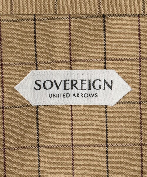 UNITED ARROWS(ユナイテッドアローズ)の「<SOVEREIGN>ウィンドウペン シャツ カバーオール(カバーオール・メンズ・ベージュ・S/M/L)」の18枚目の写真
