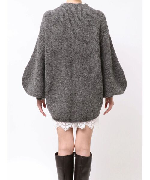 MERCURYDUO(マーキュリーデュオ)の「ニット×ヘムレースペチセット(ワンピース・レディース・チャコールグレー/アイボリー/ピンク・FREE)」の7枚目の写真