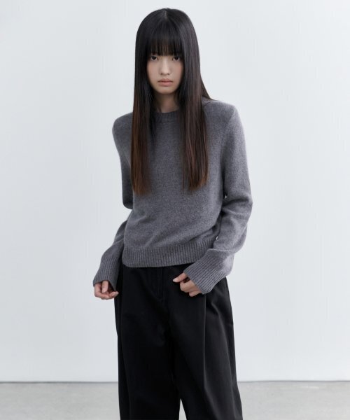 MUSINSA STANDARD WOMAN（ムシンサスタンダードウーマン）の「ウィメンズディープタックラウンドチノパンツ[ブラック]（その他パンツ・レディース・その他・24/29）」の3枚目の写真