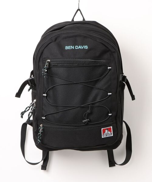 BEN DAVIS(ベンデイビス)の「【BEN DAVIS/ベンデイビス】【シンプルで合わせやすいデザインと、毎日の使いやすさを考えた機能性を両立】ボックスデイパック8500 MESH POCKET DAYPACK BDW-8500 保冷ポケット付 撥水 約31L 通学 通勤 旅行 PC収納可(バックパック/リュック・メンズ・ブルー/レッド/ブラック・FREE)」の3枚目の写真