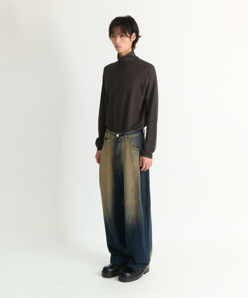 NONBLANK(ノンブランク)の「タートルネックニット_カーキ(ニット/セーター・メンズ・カーキ・MEDIUM/LARGE/X-LARGE)」の7枚目の写真