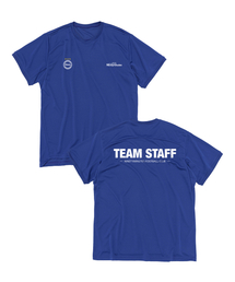 AIR STREAM チームスタッフトレーニング半袖Tシャツ（ブルー）