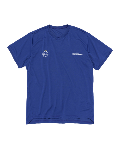 NINETYMINUTES(ナインティーミニッツ)の「AIR STREAM チームスタッフトレーニング半袖Tシャツ(ブルー)(Tシャツ/カットソー・メンズ・その他・MEDIUM/LARGE/X-LARGE/XXX-LARGE/2XL)」の2枚目の写真