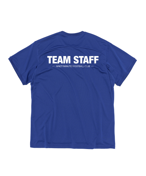 NINETYMINUTES(ナインティーミニッツ)の「AIR STREAM チームスタッフトレーニング半袖Tシャツ(ブルー)(Tシャツ/カットソー・メンズ・その他・MEDIUM/LARGE/X-LARGE/XXX-LARGE/2XL)」の3枚目の写真