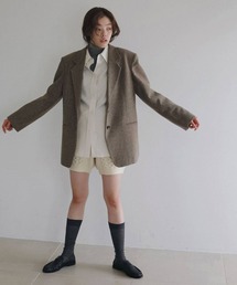 anuke（アンヌーク）の「【anuke/アンヌーク】Herringbone Wool Jacket/ヘリンボーンウールジャケット（テーラードジャケット）」