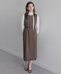 Wool round One-piece (brown)