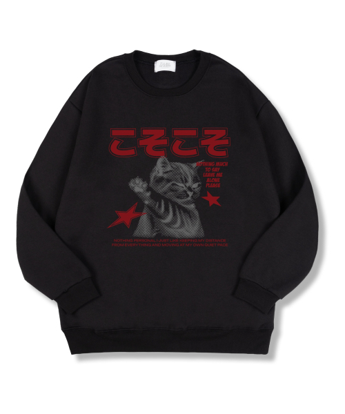 TI.GLAKE(ティーグレイク)の「リブリーロン オーバーサイズ 特殊両面 スウェットTシャツ 4色(スウェット・レディース・ブラック/ネイビー/グレー/チャコール・MEDIUM/LARGE/X-LARGE/XX-LARGE)」の7枚目の写真