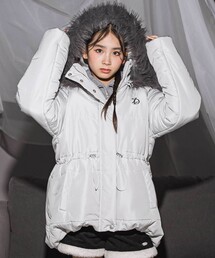 ZIDDY（ジディ）の「ファーフード取り外し可能ドロストアウター(130~160cm)（その他アウター）」