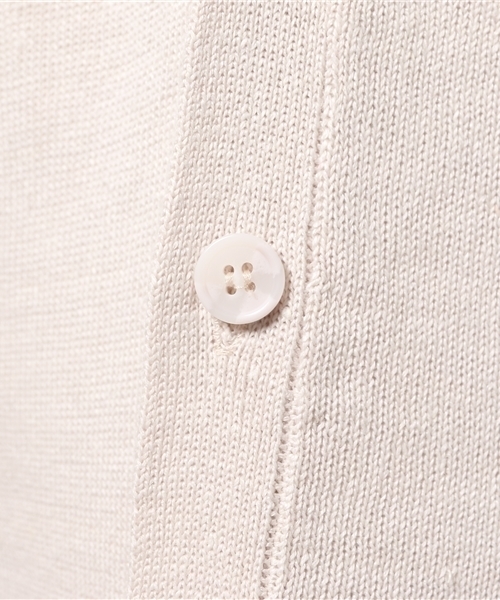 koe（コエ）の「綿麻ニットカーディガン（カーディガン/ボレロ・メンズ・サックスブルー/グレー/ベージュ・SMALL/LARGE/LL/MEDIUM）」の9枚目の写真