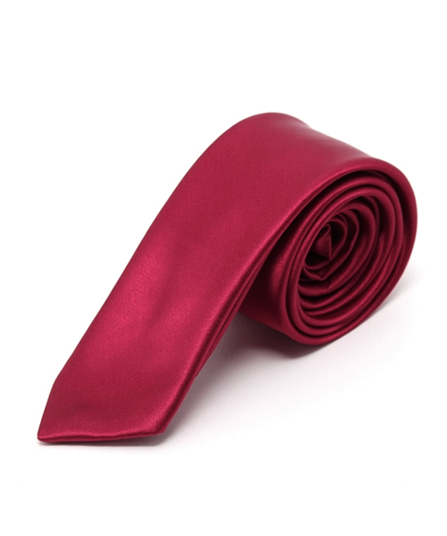 ADPOSION（アドポーション）の「【日本製】ソリッドカラー アセテートナロータイ（ネクタイ・メンズ・ブラック/ホワイト/ボルドー/ネイビー/グレー/シルバー/グリーン/パープル/ブルー/サックスブルー・FREE）」の9枚目の写真