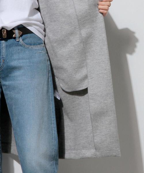 UNITED ARROWS（ユナイテッドアローズ）の「□UBMF W スムース ノーラペル ニット コート（その他アウター・レディース・ブラック/ライトグレー/ライトピンク・FREE）」の16枚目の写真