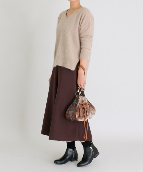 RODE SKO（ロデスコ）の「RODE SKO JACKIE ダブルファスナーショートブーツ（ブーツ・レディース・ダークブラウン/レッド系その他/ブラック・37/36/39/38）」の5枚目の写真