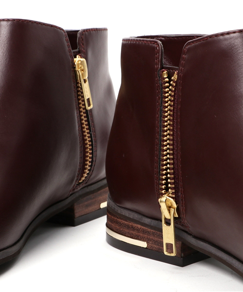 RODE SKO（ロデスコ）の「RODE SKO JACKIE ダブルファスナーショートブーツ（ブーツ・レディース・ダークブラウン/レッド系その他/ブラック・37/36/39/38）」の15枚目の写真