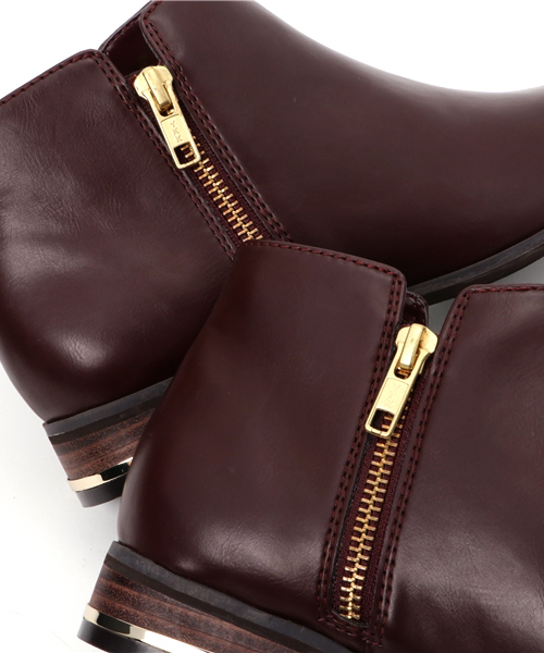 RODE SKO（ロデスコ）の「RODE SKO JACKIE ダブルファスナーショートブーツ（ブーツ・レディース・ダークブラウン/レッド系その他/ブラック・37/36/39/38）」の16枚目の写真
