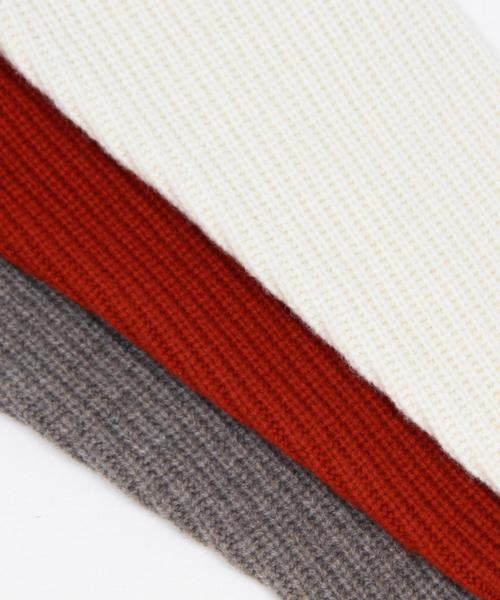 BEAUTY&YOUTH UNITED ARROWS（ビューティーアンドユースユナイテッドアローズ）の「BY HAMILTON WOOL MIX アゼVネックニット◆（ニット/セーター・レディース・オフホワイト/モカ/オレンジ系その他・FREE）」の10枚目の写真