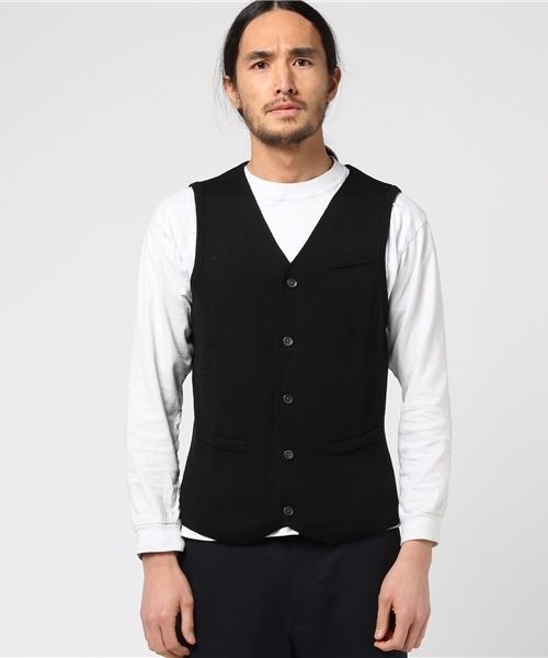 THE SUIT COMPANY（ザ・スーツカンパニー）の「＜FOLCO×TSC＞【blazer's bank.com】ニットジレ（ベスト・メンズ・ベージュ/ネイビー/グレー/ブルー/ブラック/ワイン/グリーン・M/S/LL/L）」の20枚目の写真