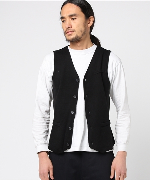 【良品】スーツカンパニー ニットベスト FILIVIVI社 FOLCO サイズＭ ブルー THE SUIT COMPANY（ザ・スーツカンパニー）の「＜FOLCO×TSC